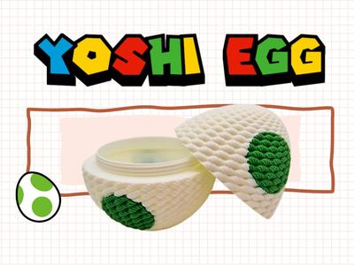 Crochet Yoshi Egg Storage Egg NO AMS REQUIRED