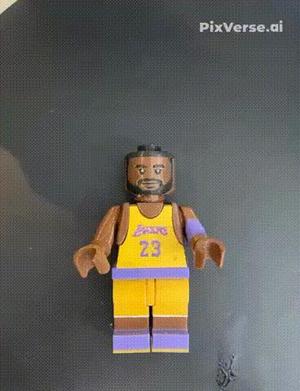 Big Brick Lebron James Lakers Uniform