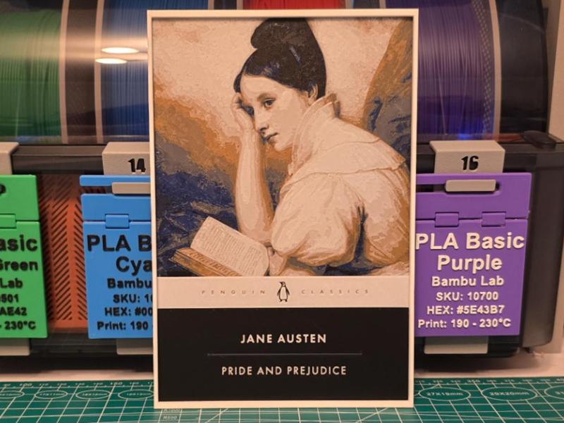 Pride and Prejudice Novel Poster - Hueforge Art