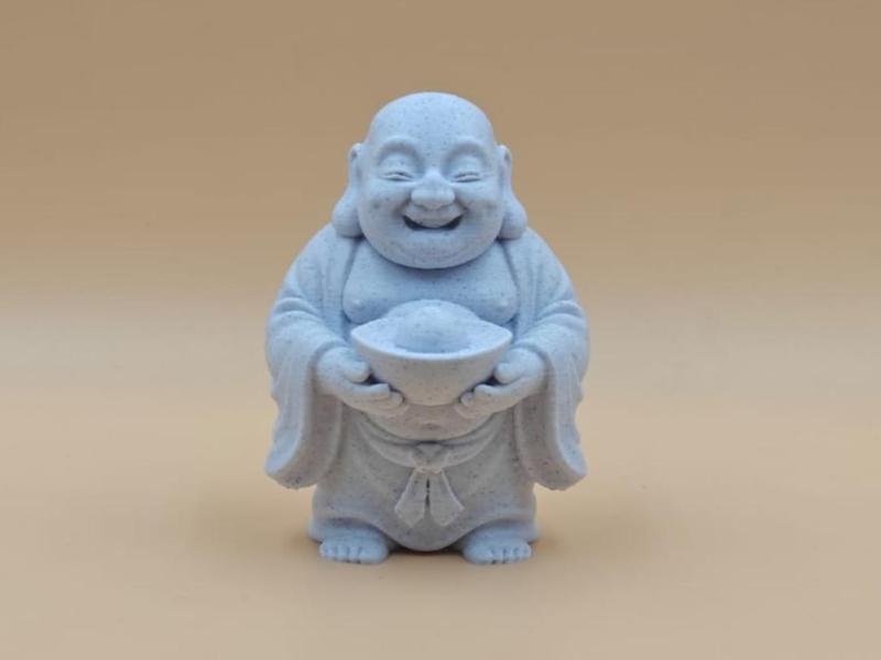 Laughing Buddha holding Golden Yuanbao