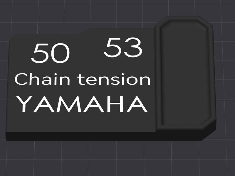 Yamaha chain tension 50-53mm