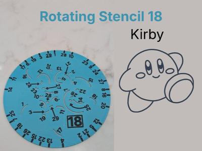 Stencil Spin 18 Kirby