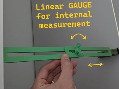 Linear Gauge for internal measurement
