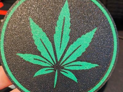 Weed, marijuana Coaster
