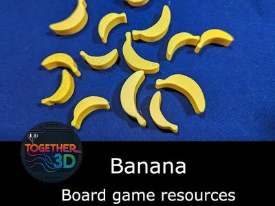 Banana - board game resource token