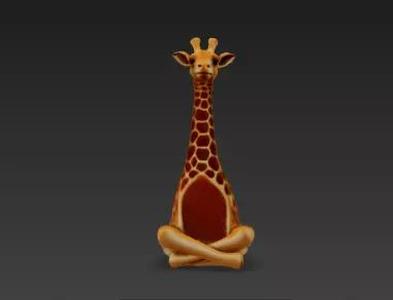 Majestic Giraffe Holder Stand