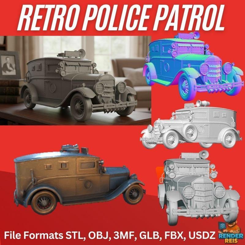 Retro Police Patrol