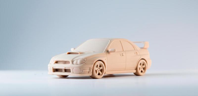 Subaru Impreza STI Blobeye 3D Car Model