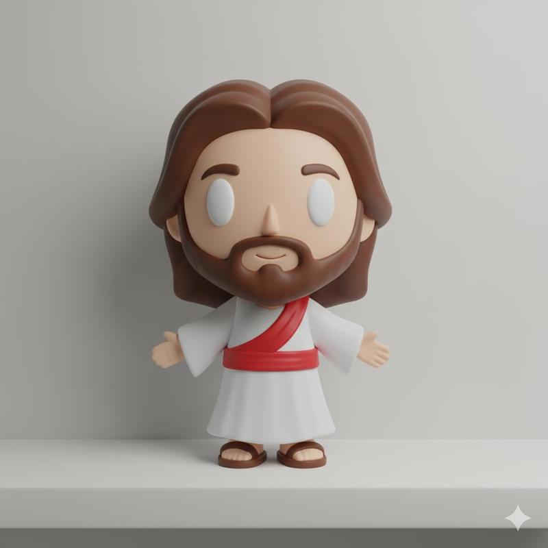 🙏 Jesus Christ Funko Pop! - The Prince of Peace! (3D Print Ready!) 🕊️