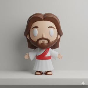 🙏 Jesus Christ Funko Pop! - The Prince of Peace! (3D Print Ready!) 🕊️