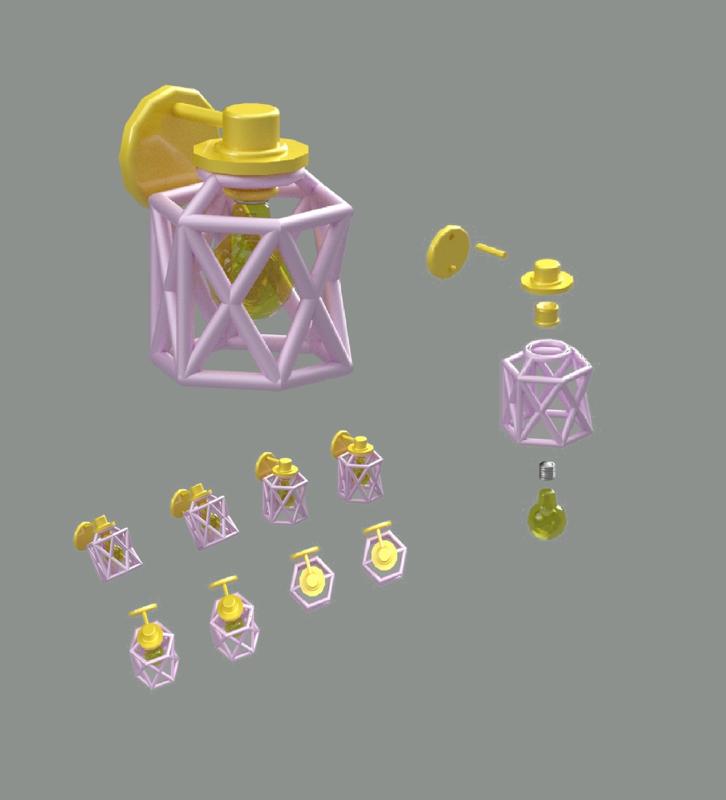 Model 9. Miniature lamps