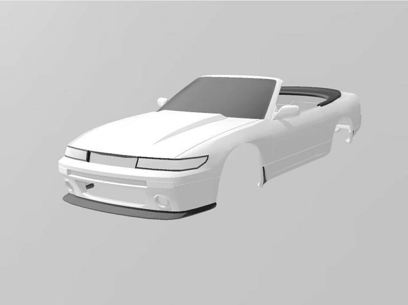 NISSAN SILEIGHTY S13 CABRIOLET 1:24 & 1:25 SCALE