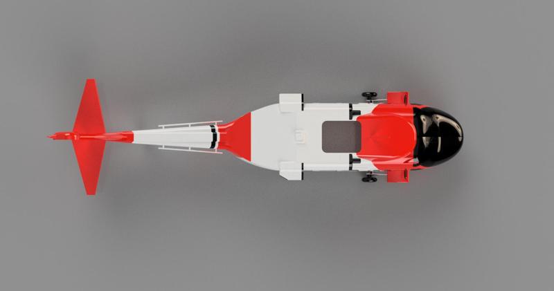 Blackhawk 450 heli for Flywing