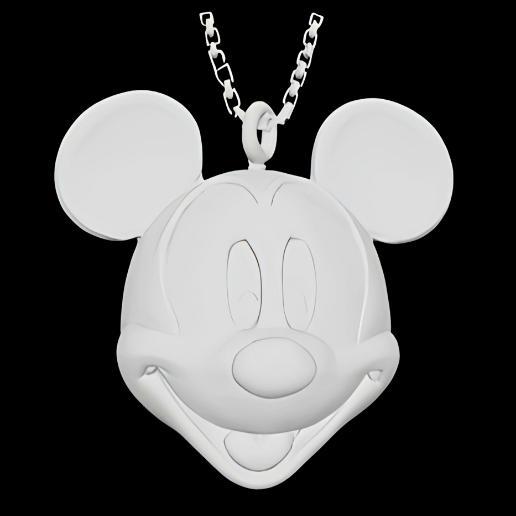 Mickey Mouse Head Pendant