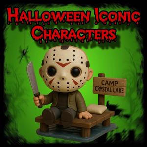 jason voorhees diorama chibi Halloween iconic characters