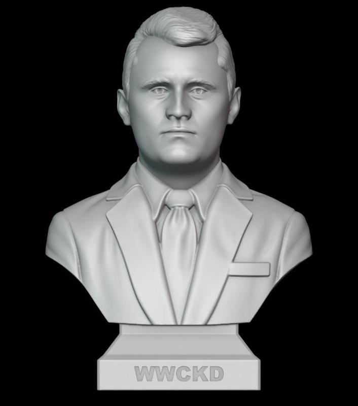 Charlie kirk. What would charlie kirk do bust