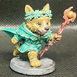 Corgwyn Druid – Woodland Spellpaw (32mm Heroic Mini)