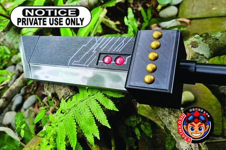 FF7 Buster Sword Beyblade Deck Case