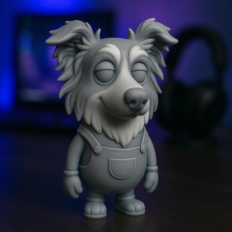Minion Border Collie STL