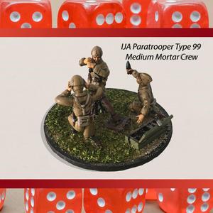 Type 99 28mm IJA Medium Mortar 3D print model