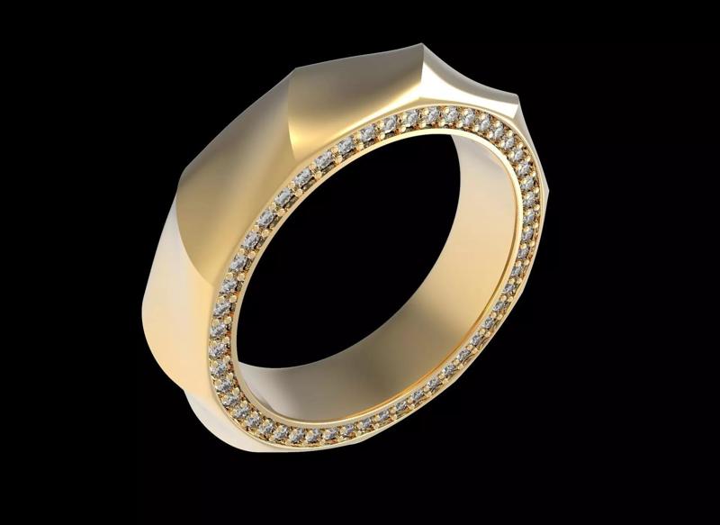 Wedding Twisted Couple Ring