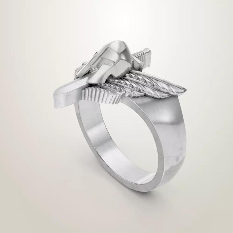wings helmet and sword ring