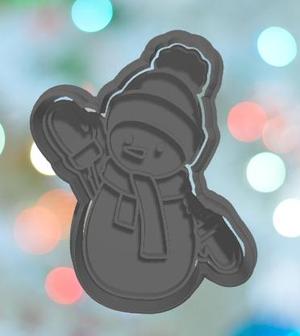Christmas Snowman Cookie Cutter
