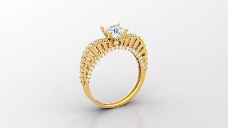 Diamond Women Ring Version 4  SLT 151