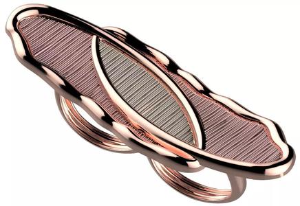 WithOUTGEM skinned Twist Ring