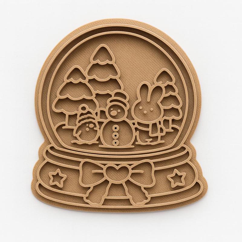 CHRISTMAS BALL COOKIE CUTTER