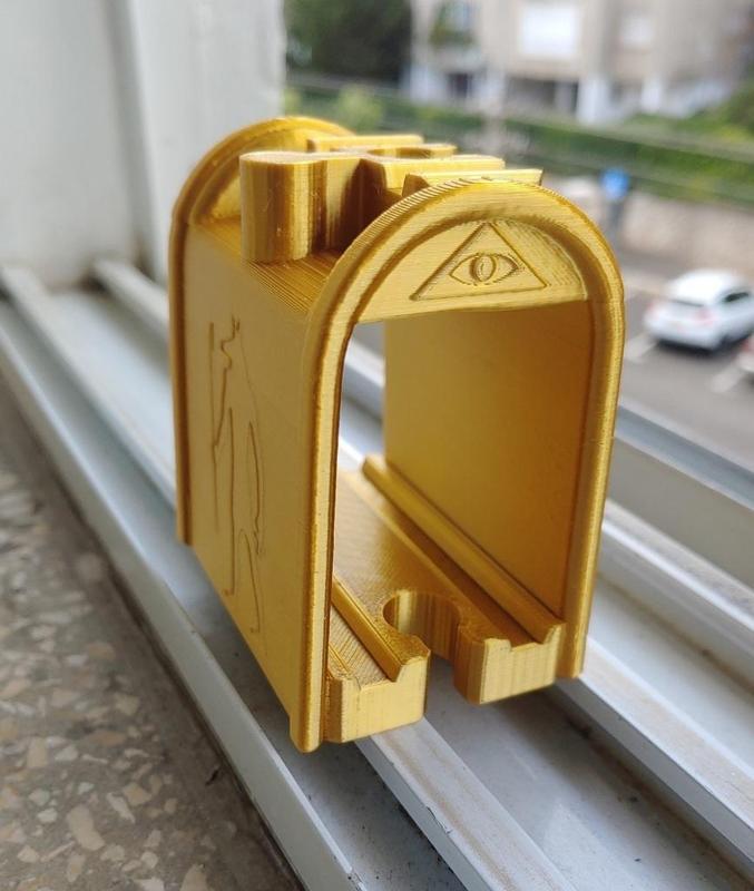 Wooden train Column-tunnel "The keeper" compatible to IKEA set