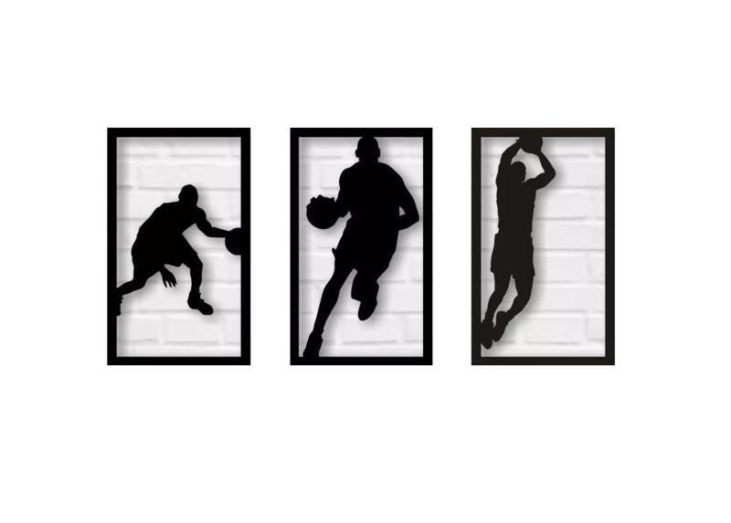 Minimalist Geometric Basket Basket Painting