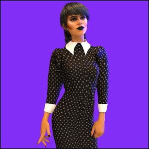 Jenna Ortega - Wednesday Addams Statuette