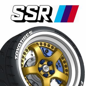 1/18 WHEEL SSR SP1 - 1 - LIBERTY WALK / PORSCHE /SUBARU STI WRX / OPEL / BMW / MERCEDES / FORD/ NISSAN / GTR / MITSUBISHI EVO / AE86 / MUGEN / TYPE R / SPEEDLINE / PRODRIVE / FORD /