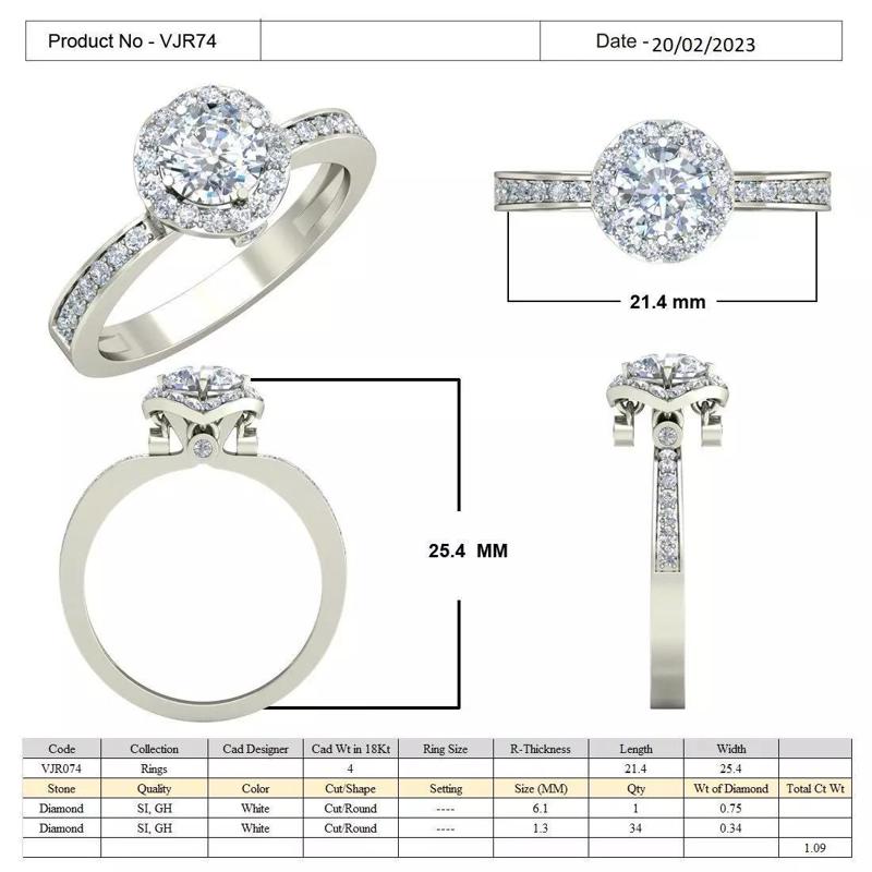 Iight Weight Engagement Ring