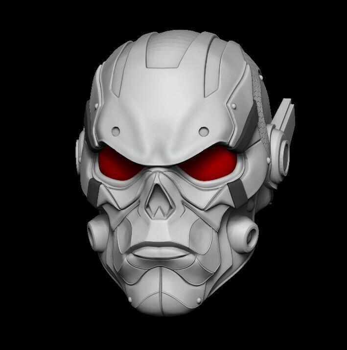 the punisher 2099 head