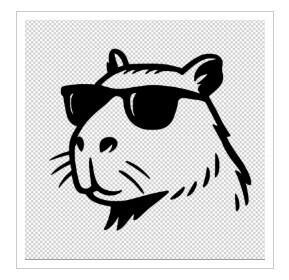 Capibara Decoration - 2D Art