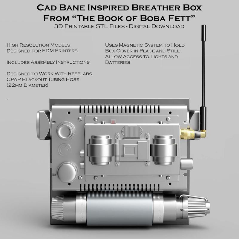 Cad Bane Inspired Breather Box Backpack - Book of Boba Fett