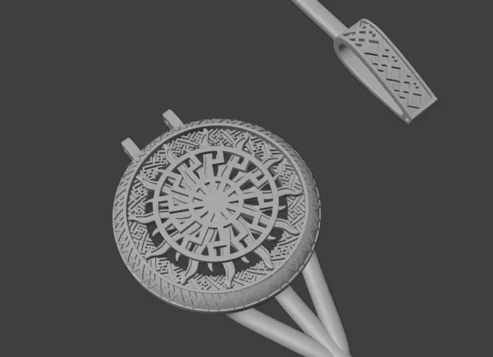 Colgante de maya Sol