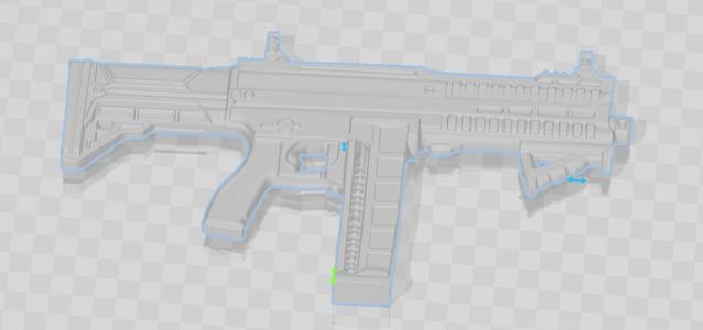 1/12 gi joe classified, marvel legends  style rifle/weapon VV Atlas v2
