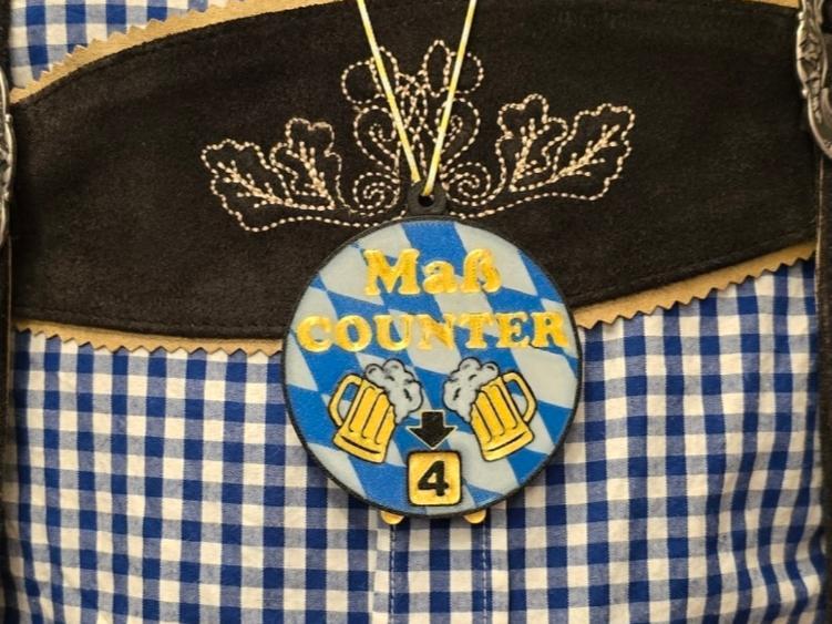 Maß - Counter for Oktoberfest