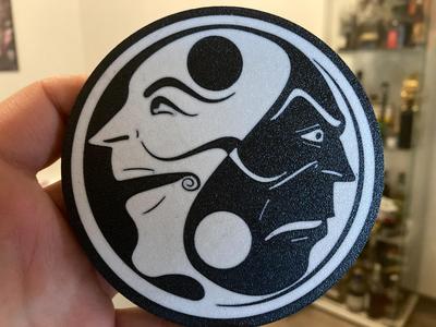 Comedy-tragedy coaster