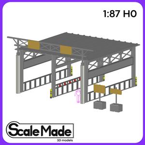 Industrial/port entrance - 1:87 H0 scale