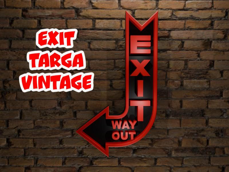 EXIT – Way Out  TARGA COMMEMORATIVA