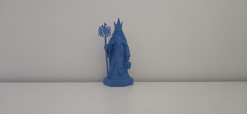 Winter King Figurine with Staff and Lantern