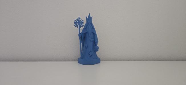Winter King Figurine with Staff and Lantern