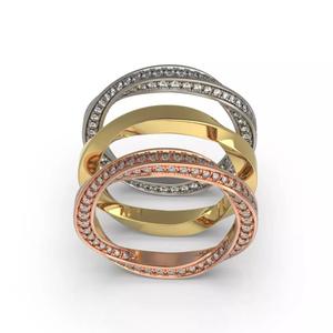 Spiral Diamond Band