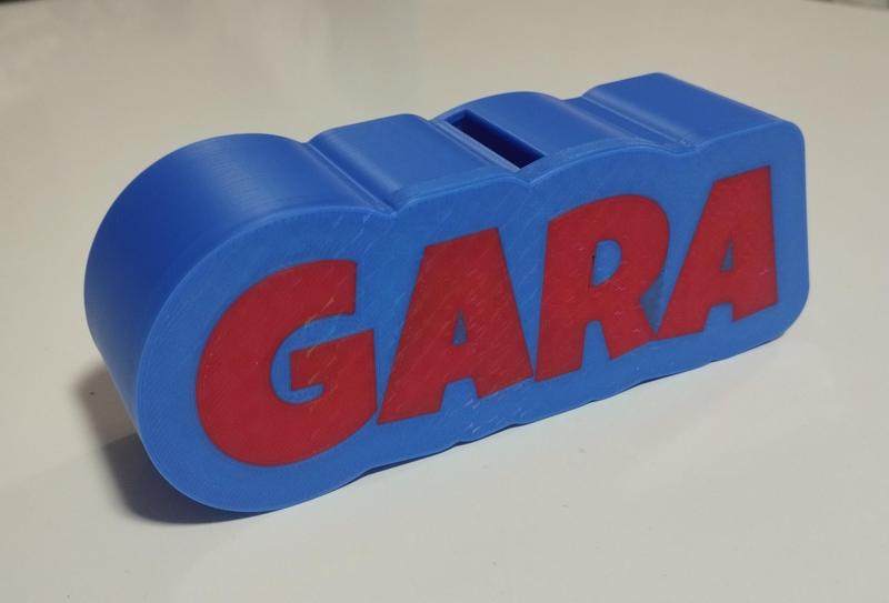 Piggy bank with personalized name