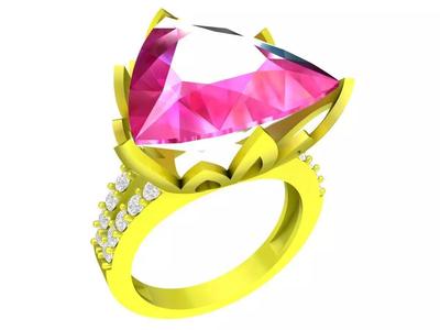 6798 Trilliant Diamond Women Ring