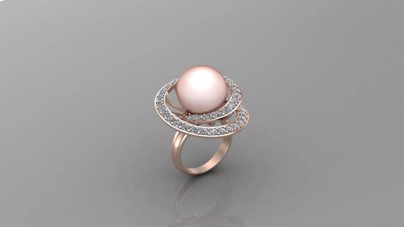 Solitare Ring 3DM STL Ready Print RG 23